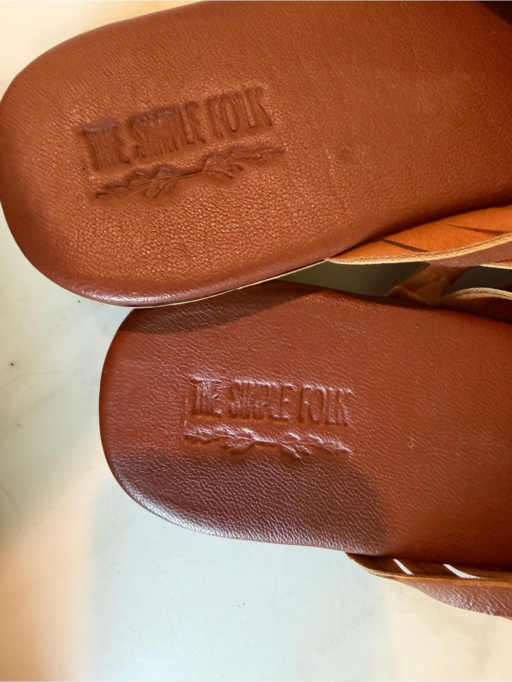 The Simple Folk Leather Woven Mules - Picture 2 of 3